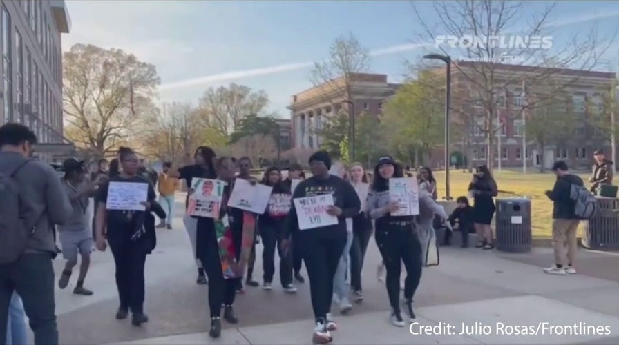 Protesters disrupt Kyle Rittenhouse TPUSA event at the University of Memphis: 'No justice, no peace'