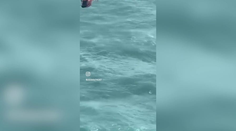US Coast Guard rescues man clinging to cooler miles off Florida coast