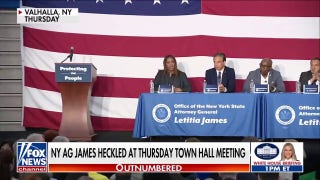 NY AG Letitia James confronted by protesters amid DOJ fraud probe - Fox News