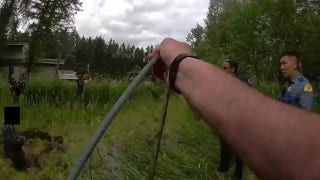 Law enforcement officers lasso suspect threatening father with a chainsaw - Fox News