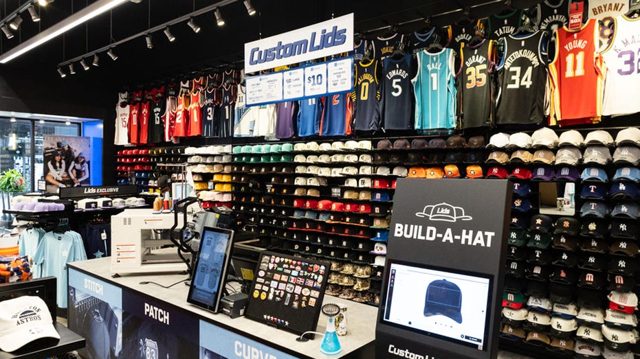 Lids' new customization layout for headwear
