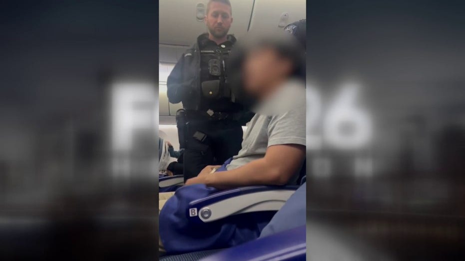 A second passenger was acting strange once the plane landed