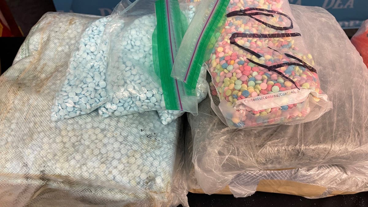Rainbow colored fentanyl seizures