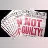 The New York Post displays a "Not Guilty!" headline regarding OJ Simpson