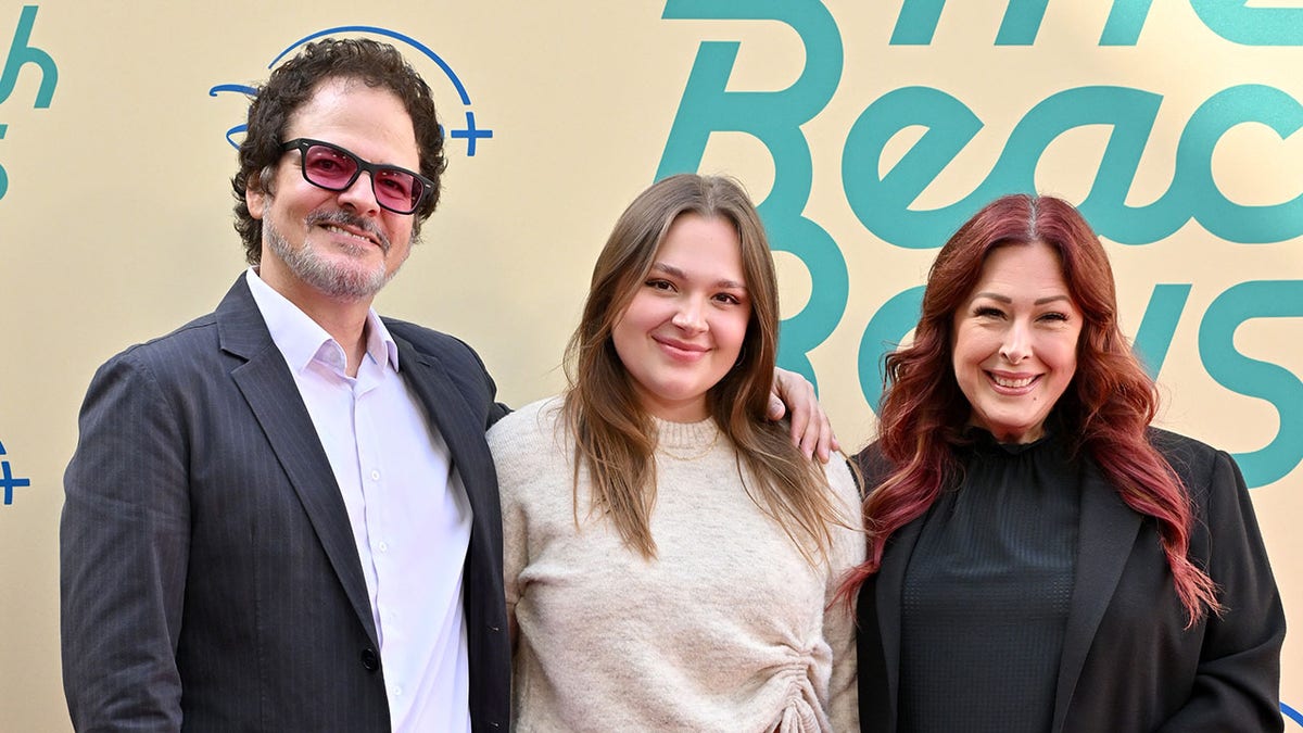 Carnie Wilson with husband Rob Bonfiglio and daughter Lola