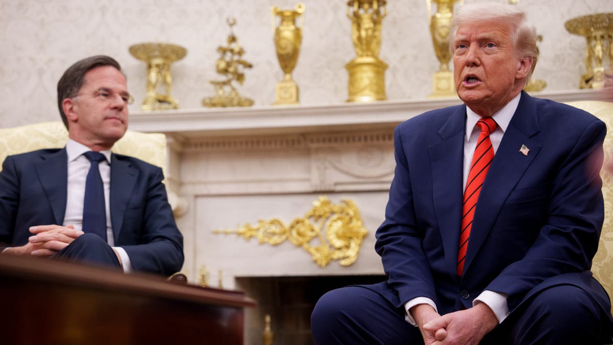 Trump NATO Secretary General Mark Rutte