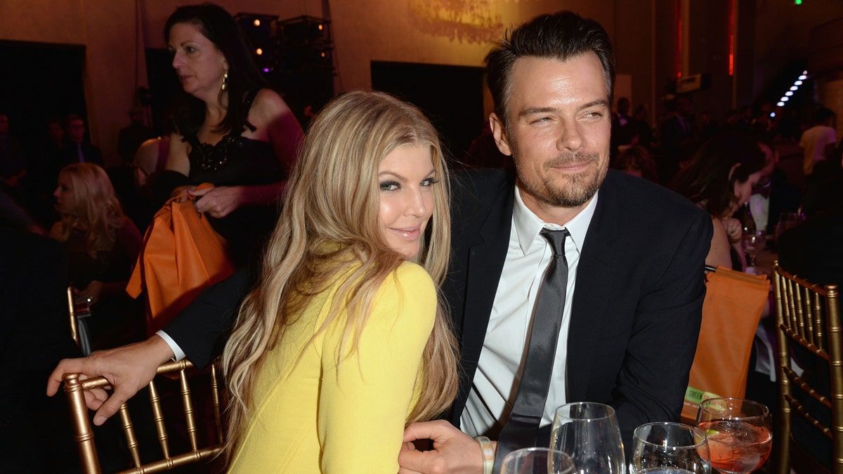 Fergie and Josh Duhamel attend an event together